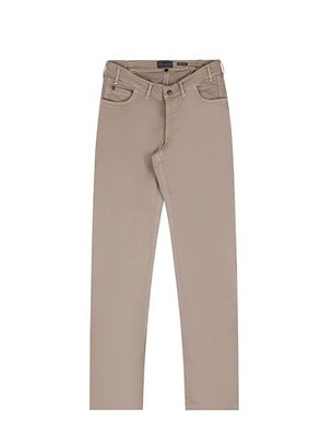 Wheelchairtrouser slim fit with hook and eye fastening - beige jeans