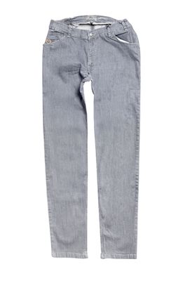 Wheelchairtrouser slim fit with hook and eye fastening - grey jeans