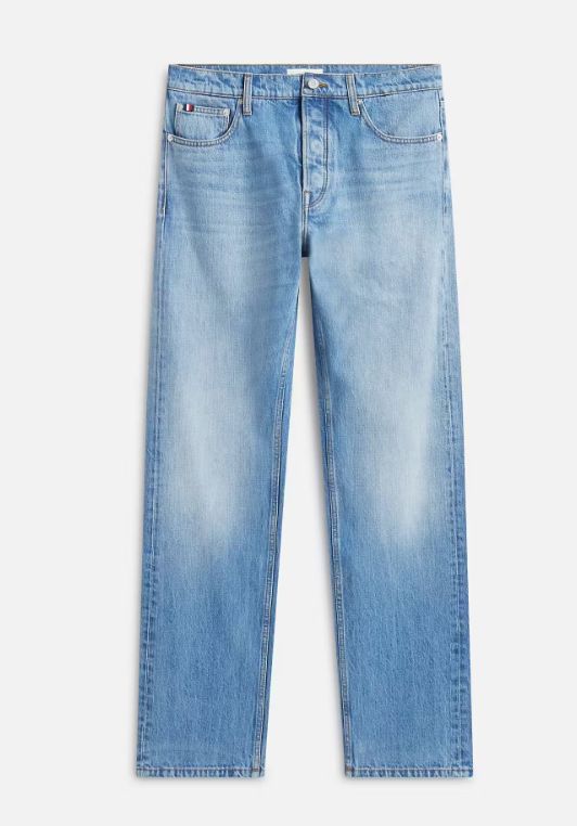 Trousers with magnetic closure - blue jeans