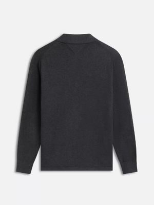 Cardigan with magnetic buttons - Anthracite