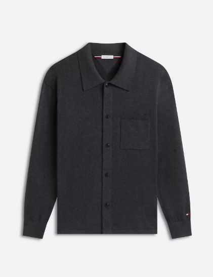 Cardigan with magnetic buttons - Anthracite