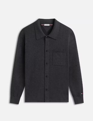 Cardigan with magnetic buttons - Anthracite