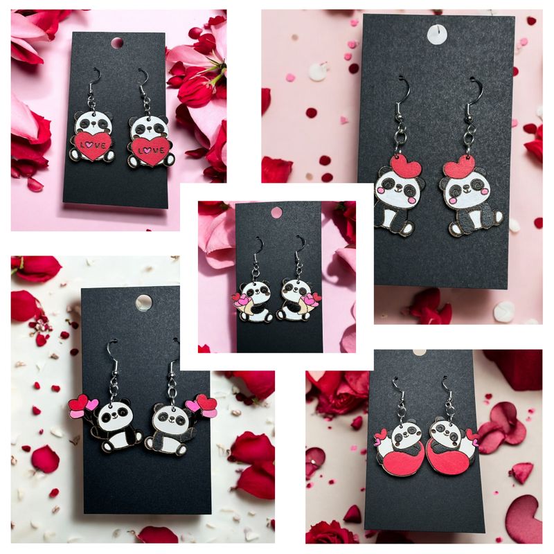 Panda Love Dangles: The Complete Valentine's Collection