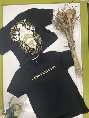 New Gamma Beta Phi Black T-shirt
