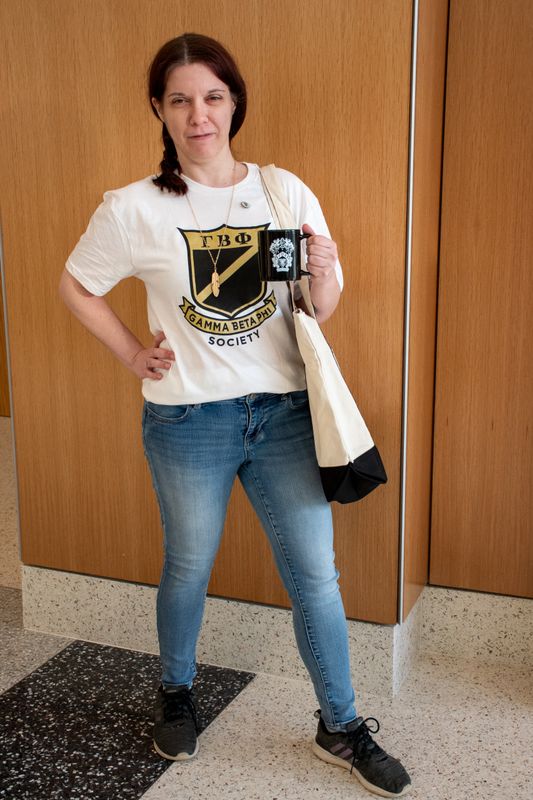 Gamma Beta Phi Classic Crest White T-Shirt