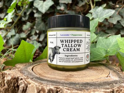 Lavender Mint Whipped Tallow Body Cream