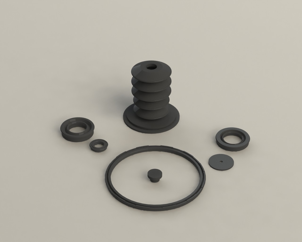 Kit de Borracha do Servo de Embreagem Adapatado