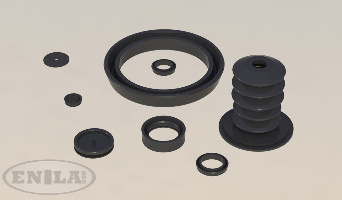 Kit de Borracha Servo de Embreagem Wabco