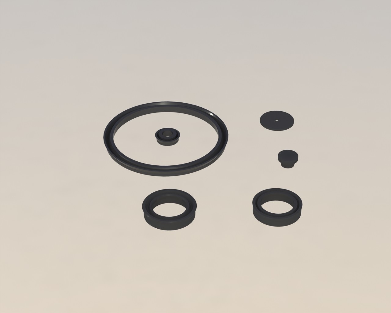 Kit de Borracha Parcial do Servo de Embreagem de 95mm