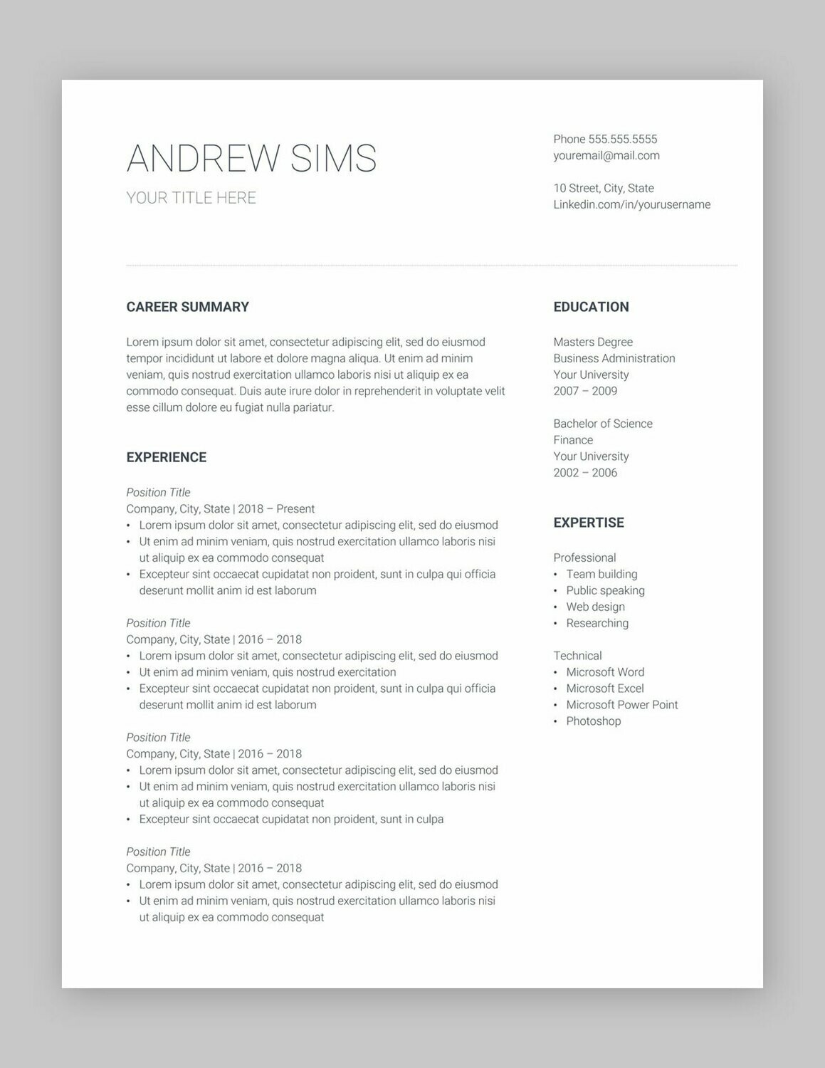 Resume Examples For Grad School Terete In 2020 Student Resume Template Student Resume Resume For Graduate School