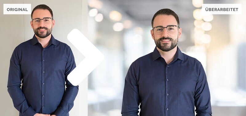 Professionelles Bewerbungsfoto von zu Hause | Wir überarbeiten Ihr Motiv | Lieferung in 3 Werktagen (24 Stunden per Express-Bestellung) Professionelles Bewerbungsfoto von zu Hause | Wir überarbeiten Ihr Motiv | Lieferung in 3 Werktagen (24 Stunden per Express-Bestellung)