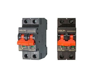 DC 2P Volta Circuit Breaker 63A 600V