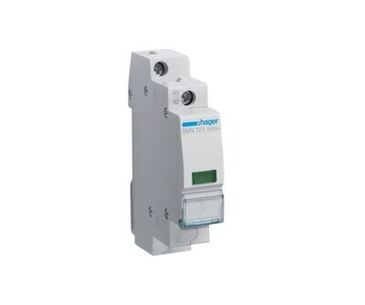 AC Hager LED Indicator - Green 230VAC