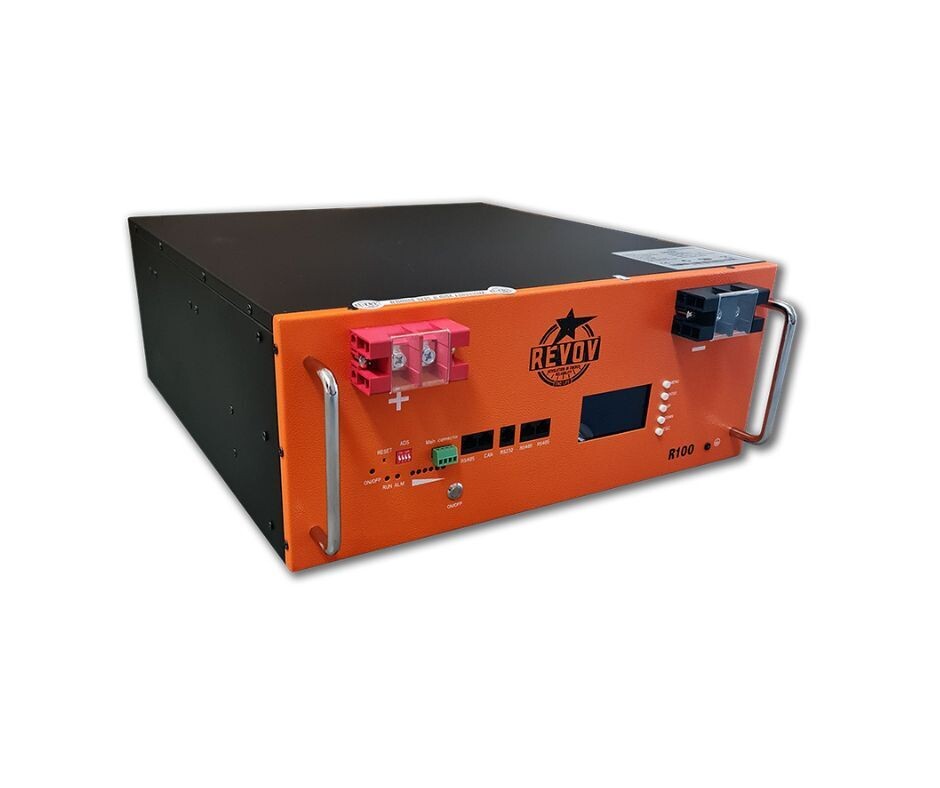 5,1KW Revov R100 Lithium-Ion Battery  (with built in BMS, CAN Bus) 51,2V 100AH