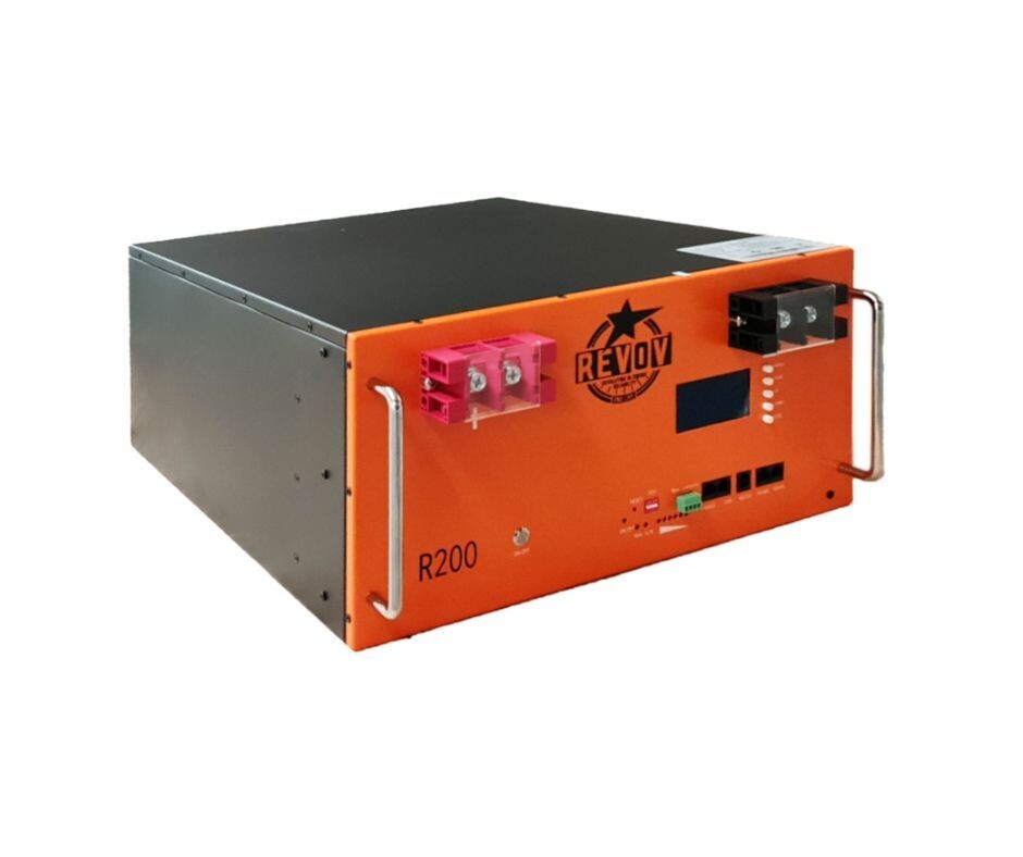 10,2KW Revov R200 Lithium-Ion Battery (with build in BMS, CAN Bus) 51,3V 200AH