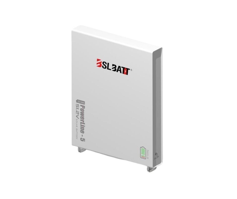 5,12KW BSL Powerline Slimline Wall-mount Lithium-Ion Battery 51,2V 100AH