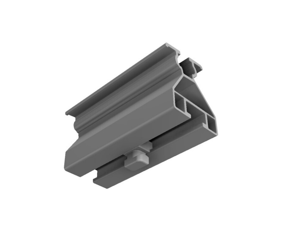 Schletter FixZ -7 System Profile Lower 96mm with Connector Flat roof systems