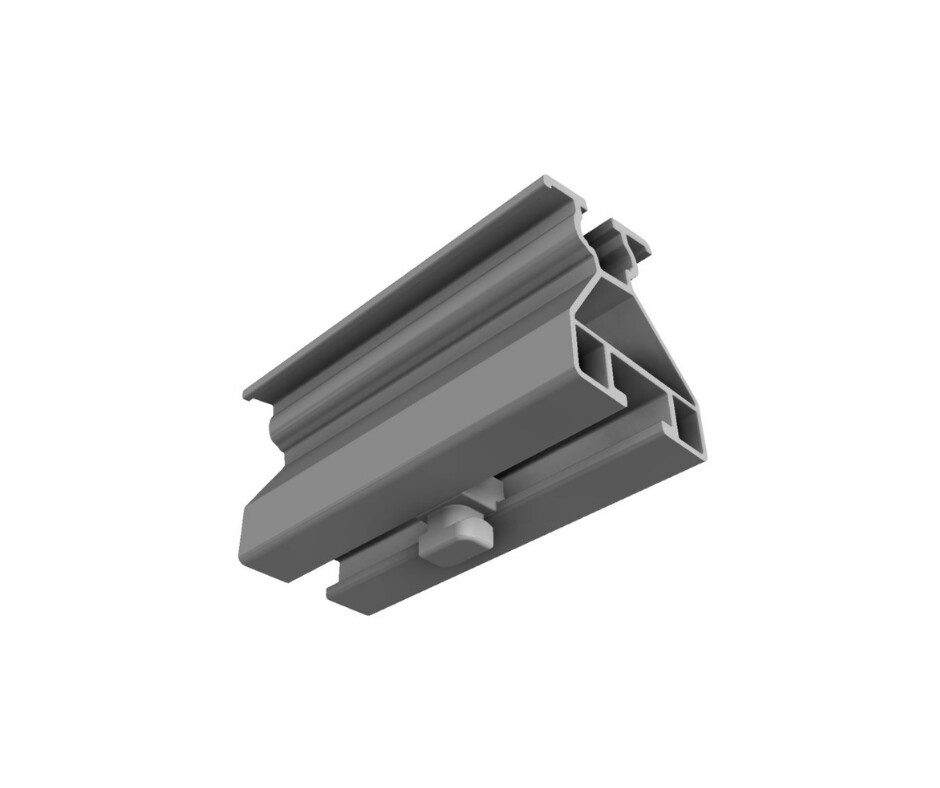 Schletter FixZ -10 System Profile Lower 96mm with Connector Flat roof systems