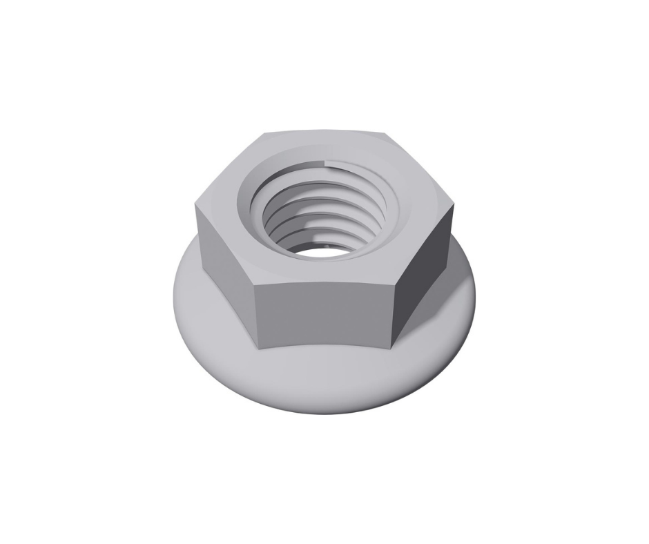 Schletter Flange nut M8 with locking teeth DIN6923 Fasteners