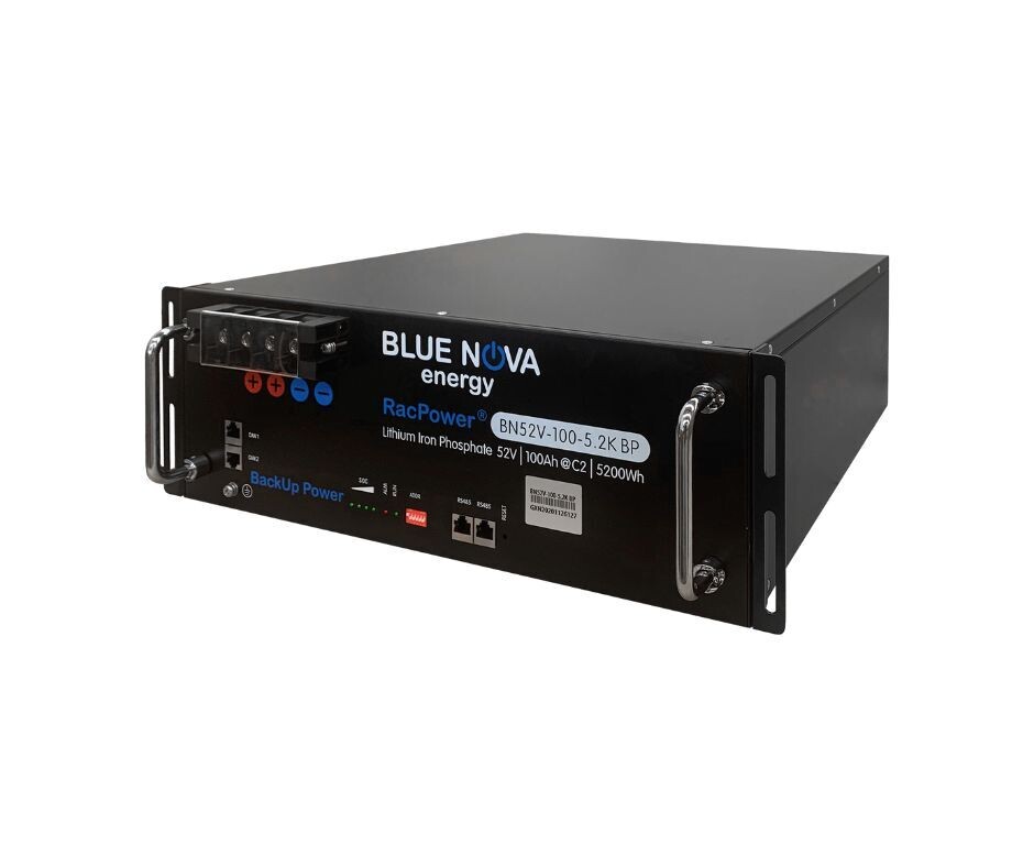5,2KW Blue Nova Lithium-Ion Rack mount BP Battery 52V (BN52V-100-5,2K-BP)