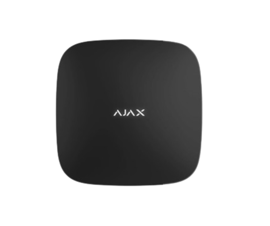 Hub 2 Plus Black - Control panel with Jeweller and Wings support (2 × SIM 2G/3G/LTE, Wi-Fi, Ethernet)
