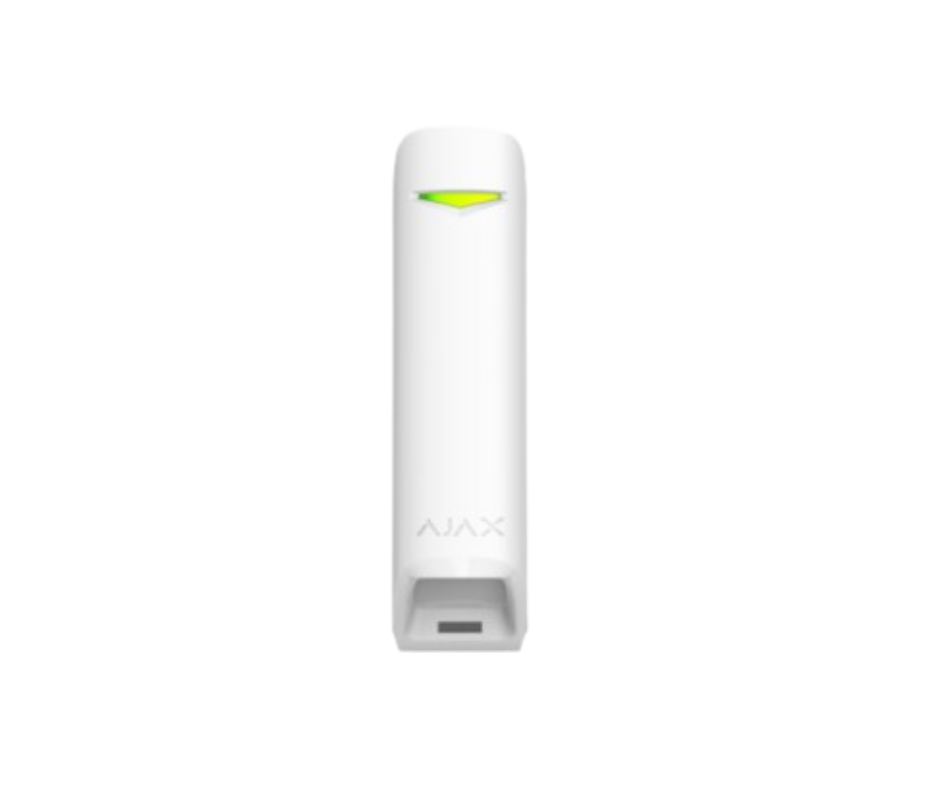 Ajax MotionProtect Curtain White - Narrow beam indoor motion detector. Protects windows, doors, and valuables