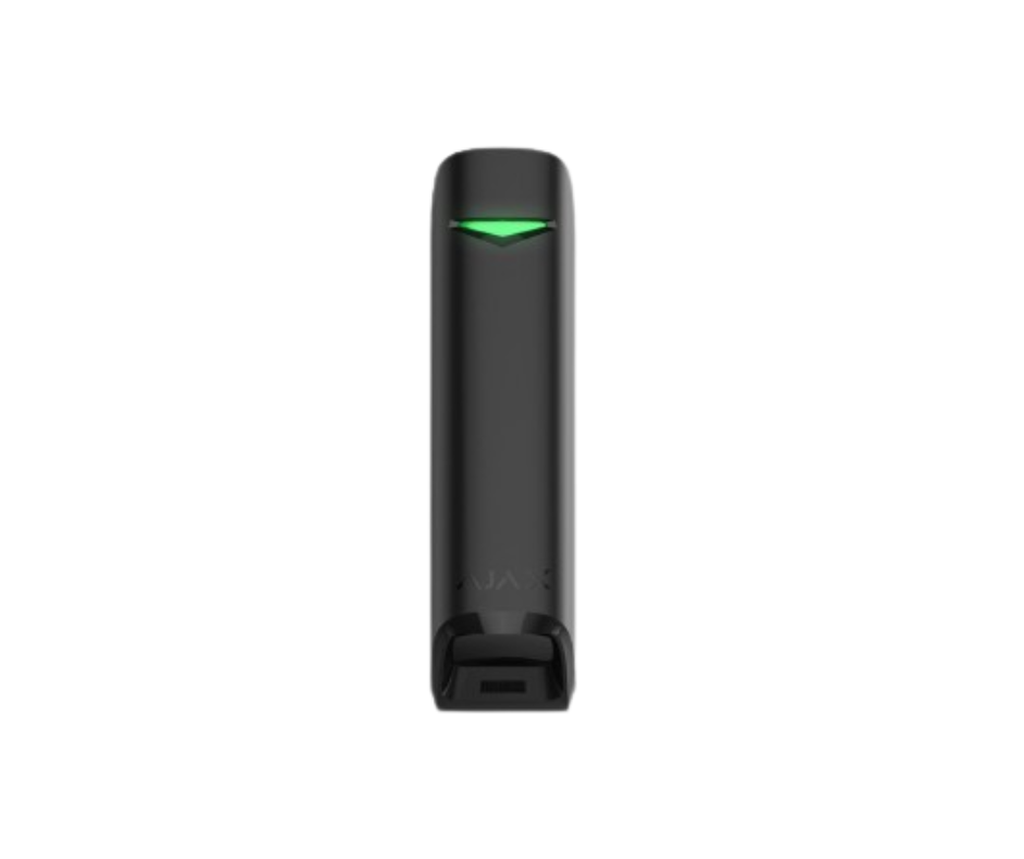 Ajax MotionProtect Curtain Black - Narrow beam indoor motion detector. Protects windows, doors, and valuables