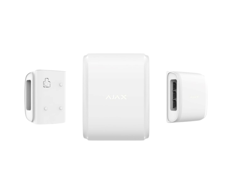 Ajax MotionProtect DualCurtain Outdoor White only - Wireless outdoor bidirectional curtain motion detector
