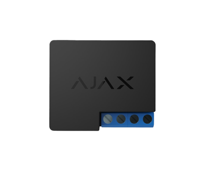 Ajax WallSwitch Black - wireless 220VAC power relay with energy monitor