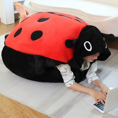 Wearable Cute Lady Bug Pillow as seen on popular social media!!