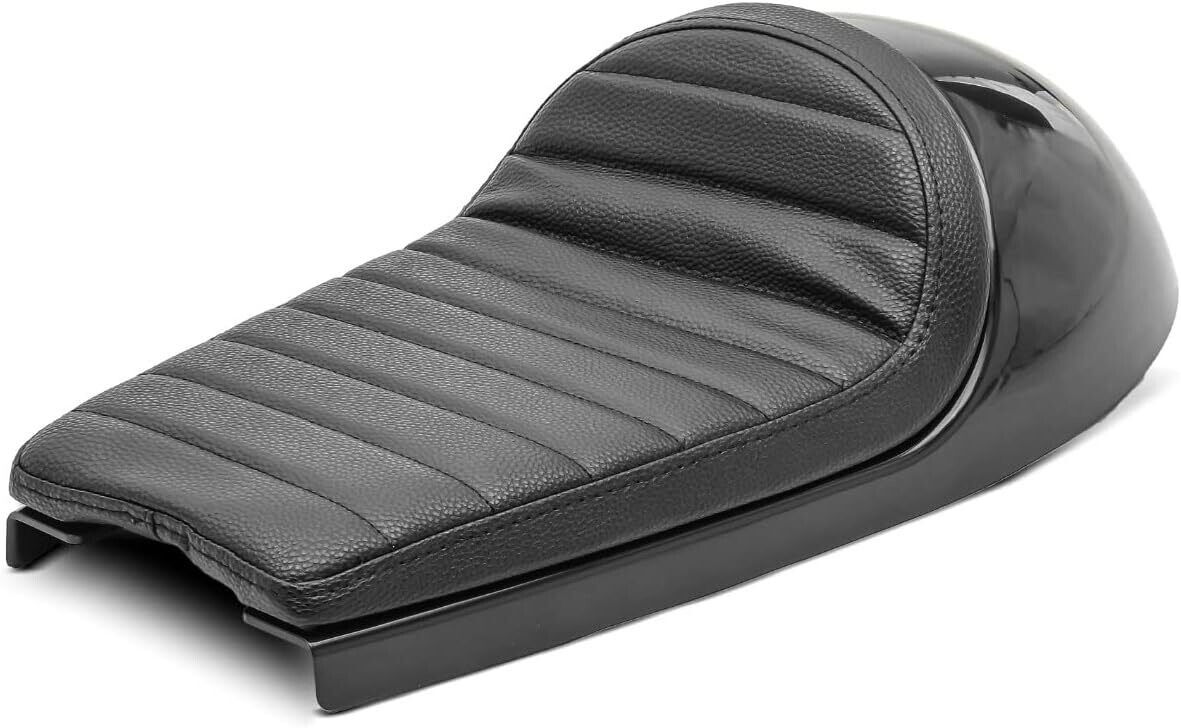SELLA MOTO SEDILE RETRò BASE PER SELLA VINTAGE SCRAMBLER CUSTOM NERA