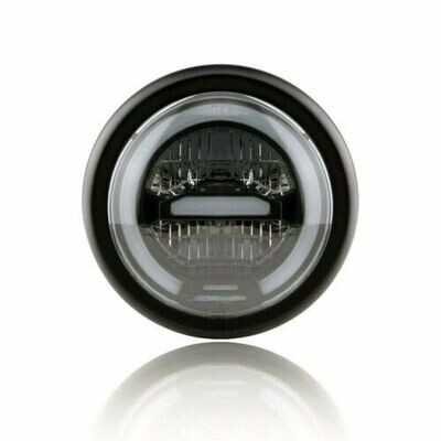 faro full led universale angel eyes moto scrambler choppers cafe racer