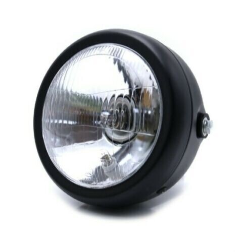 FARO MOTO 6.5&quot; NERO OPACO CAFE RACER  SCRAMBLER BRAT