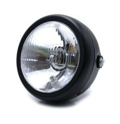 FARO MOTO 6.5&quot; NERO OPACO CAFE RACER  SCRAMBLER BRAT