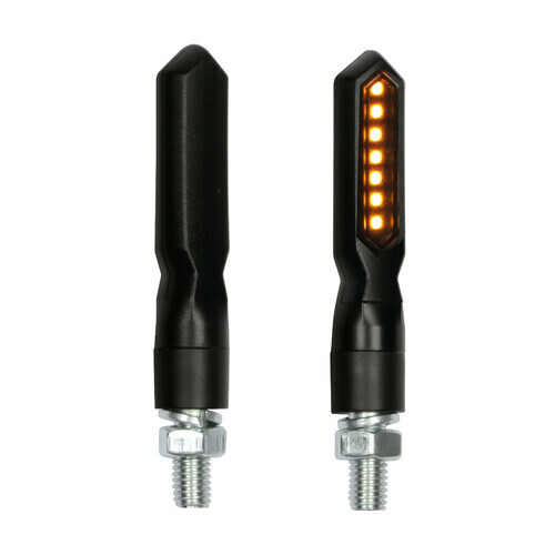 KIT COPPIA MINI FRECCE  90479 Piercer SQ, indicatori di direzione a led sequenziale - 12V LED