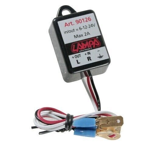 🇮🇹 FLASHER INTERMITTENZA FRECCIE ELETTRONICA UNIVERSALE - 6/12/24V - 2A
