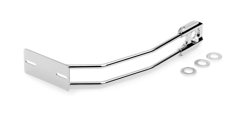 Portatarga moto universale Highway Hawk per assi da 20mm cromato