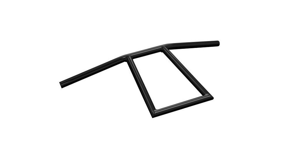 Manubrio Highway Hawk &quot;Old Skool&quot; larghezza 710 mm altezza 330 mm per bloccaggio &quot;1&quot; (25,4 mm) nero opaco TÜV