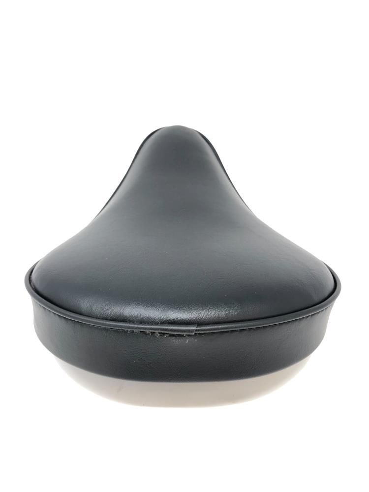Sella monoposto per moto Highway Hawk universale &quot;Bobber Style&quot; in ecopelle nera / lunghezza 320 mm larghezza 250 mm