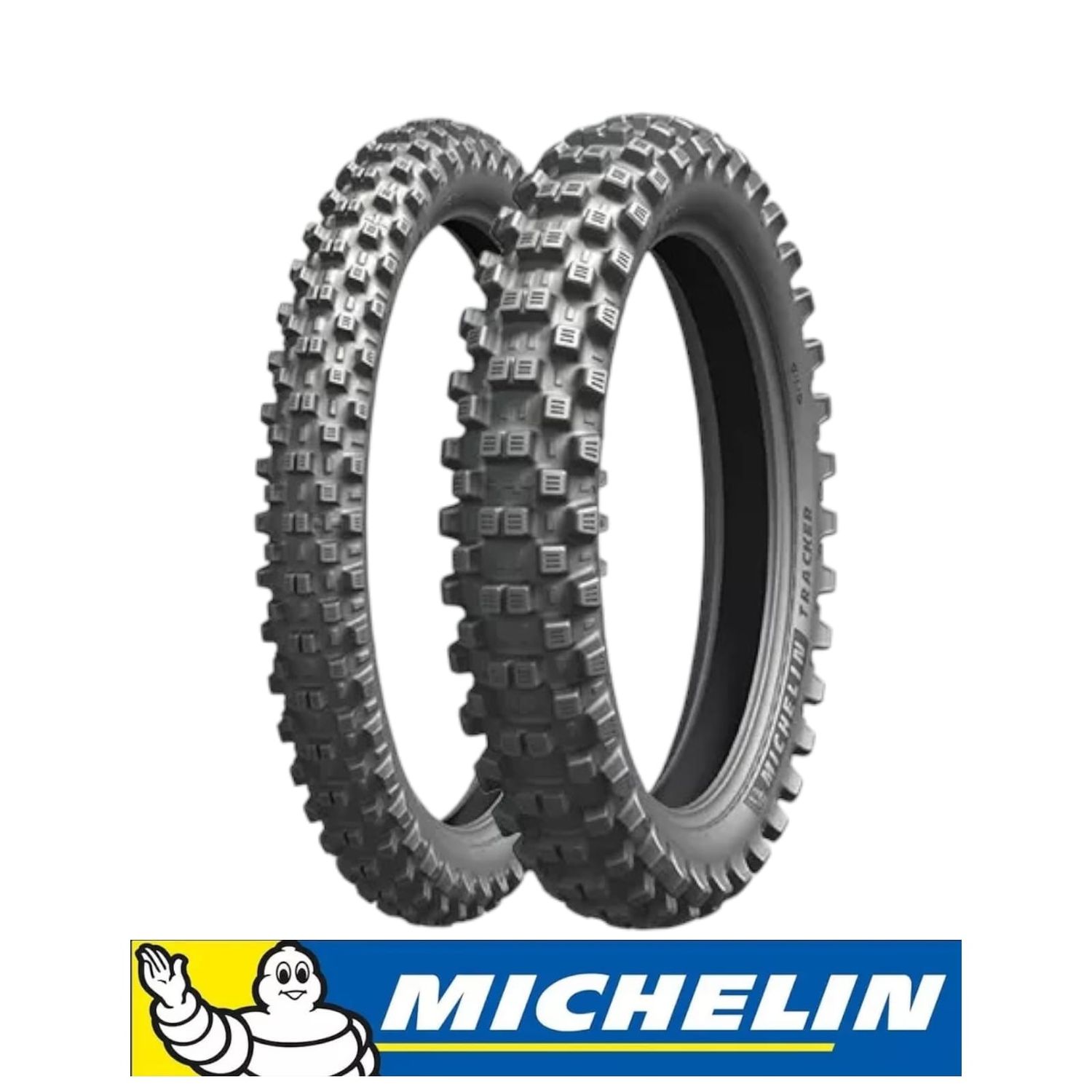 Coppia gomme motocross Michelin TRACKER 90/90 -21 54R / 140/80 -18 70R