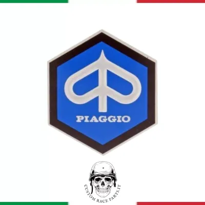 Targhetta stemma scudetto adesivo nasello Piaggio Vespa ss 50 125 150 200