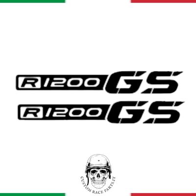 🇮🇹 kit 2 ADESIVI serbatoio MOTO BMW r 1200  GS ADV sticker SPONSOR IN PVC