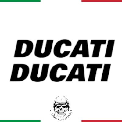 🇮🇹 kit 2 ADESIVI serbatoio MOTO ducati  1200 848 999 Monster sticker IN PVC
