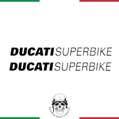 🇮🇹 kit 2 ADESIVI serbatoio MOTO ducati  1200 848 999 Monster sticker IN PVC