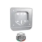 🇮🇹 PORTA TARGA CROMATO VESPA 50 SPECIAL SCOOTER CICLOMOTORE UNIVERSALE 150x155