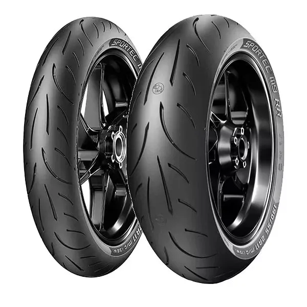 COPPIA GOMME METZELER 120/70-17 (58W) + 180/55-17 (73W) SPORTEC M9 RR