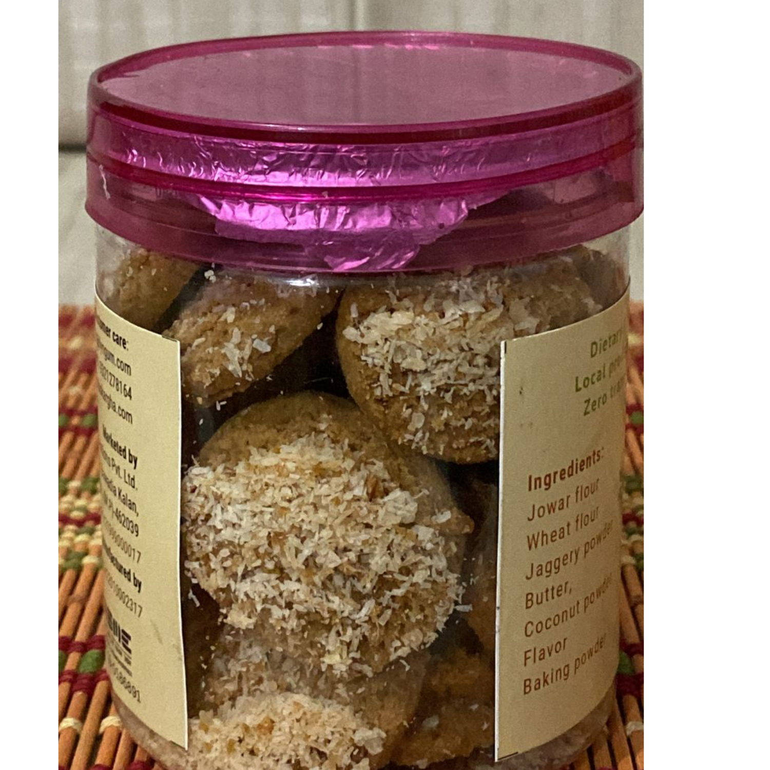 Jowar Coconut cookies (Sweet) - MILIBIX