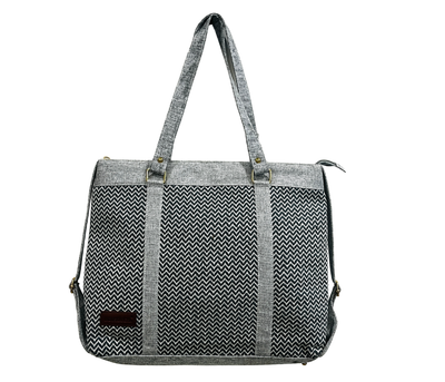 Shoulder Bag_Wavey greys