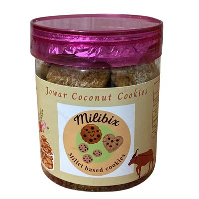Jowar Coconut cookies (Sweet) - MILIBIX