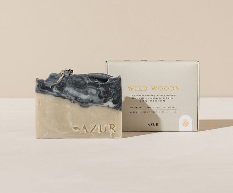 Azur, natuurlijke zeep Wild Woods